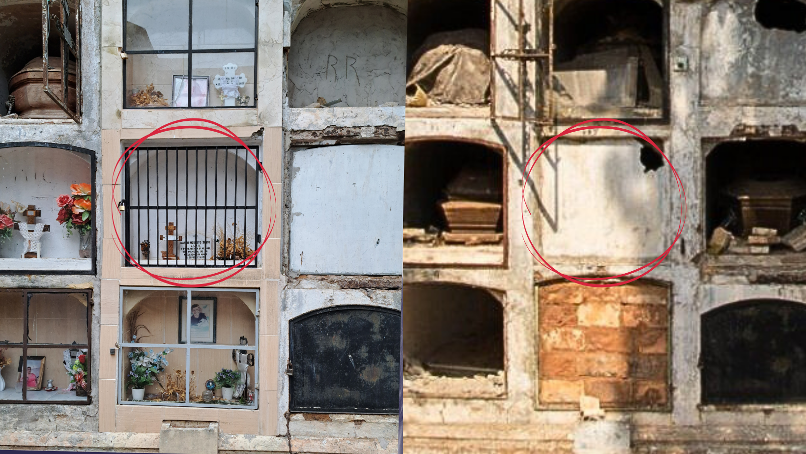 Comparación Columbario