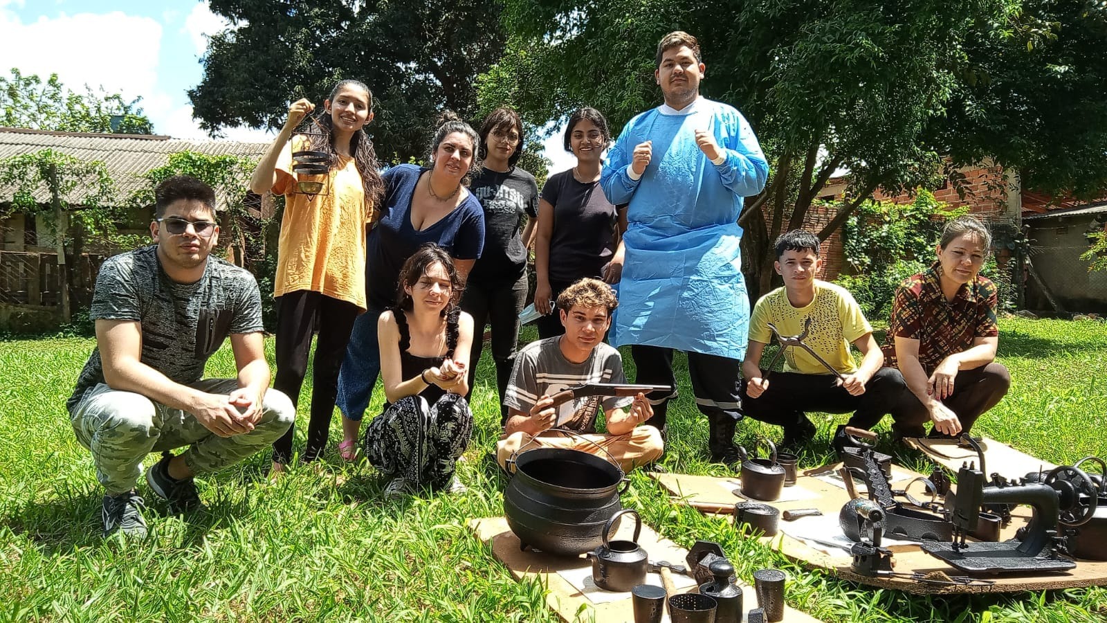 Al término de una jornada de limpieza y eso de objetos