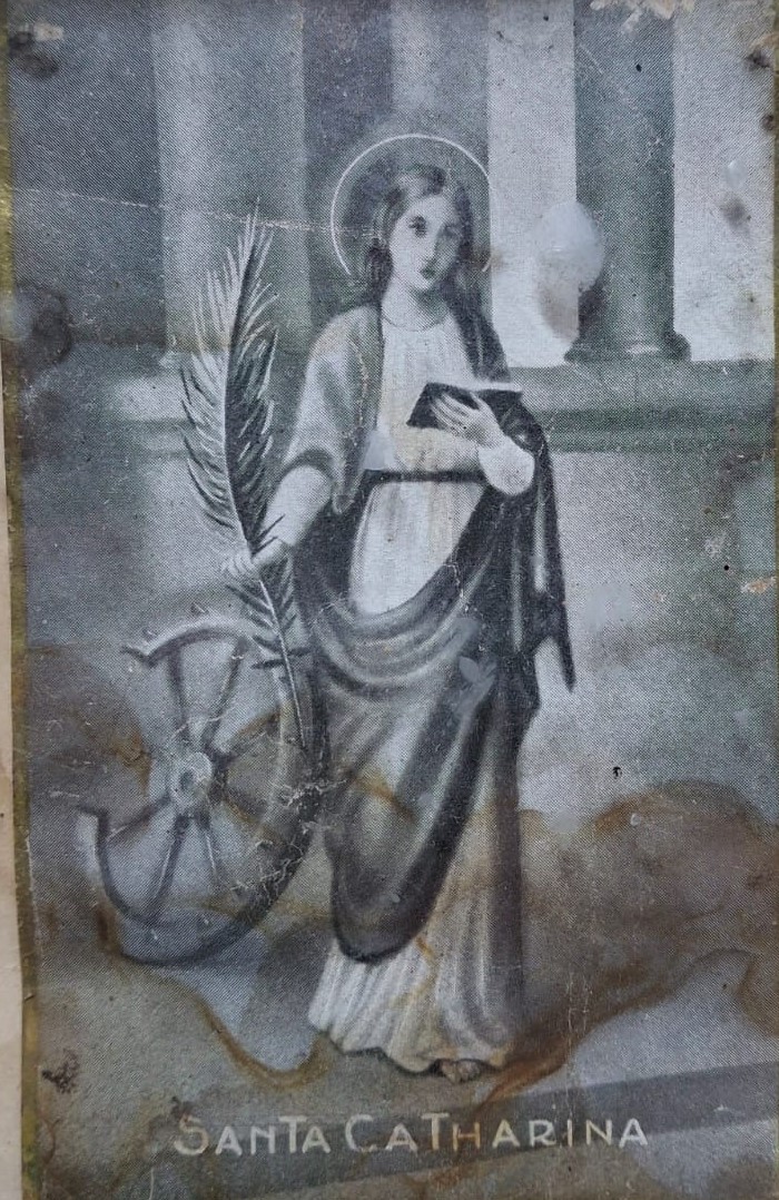 Detalle de la imagen de Santa Catalina. (Foto de MUPA)